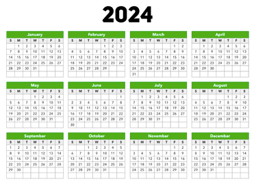 Printable:_H-Feaj2lxs= 2024 Year Calendar