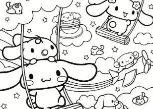 Printable:9focknbru6g= Sanrio Coloring Pages