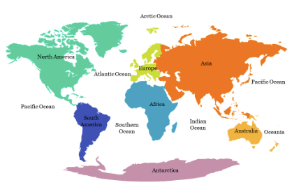 Printable:9kgfjqk-Gqw= World Map Continents