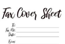 Printable:9okrkrfbgze= Template for Fax Cover Sheet