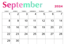 Printable:24w6puiwo-K= September Calendar