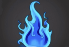 Blue Fire Emoji: Copy and Paste