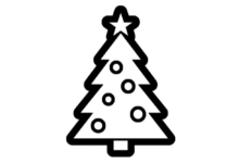 Easy:-_Cmnrhrdqi= Christmas Tree Drawing