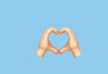 Hand Heart Emoji: Copy and Paste